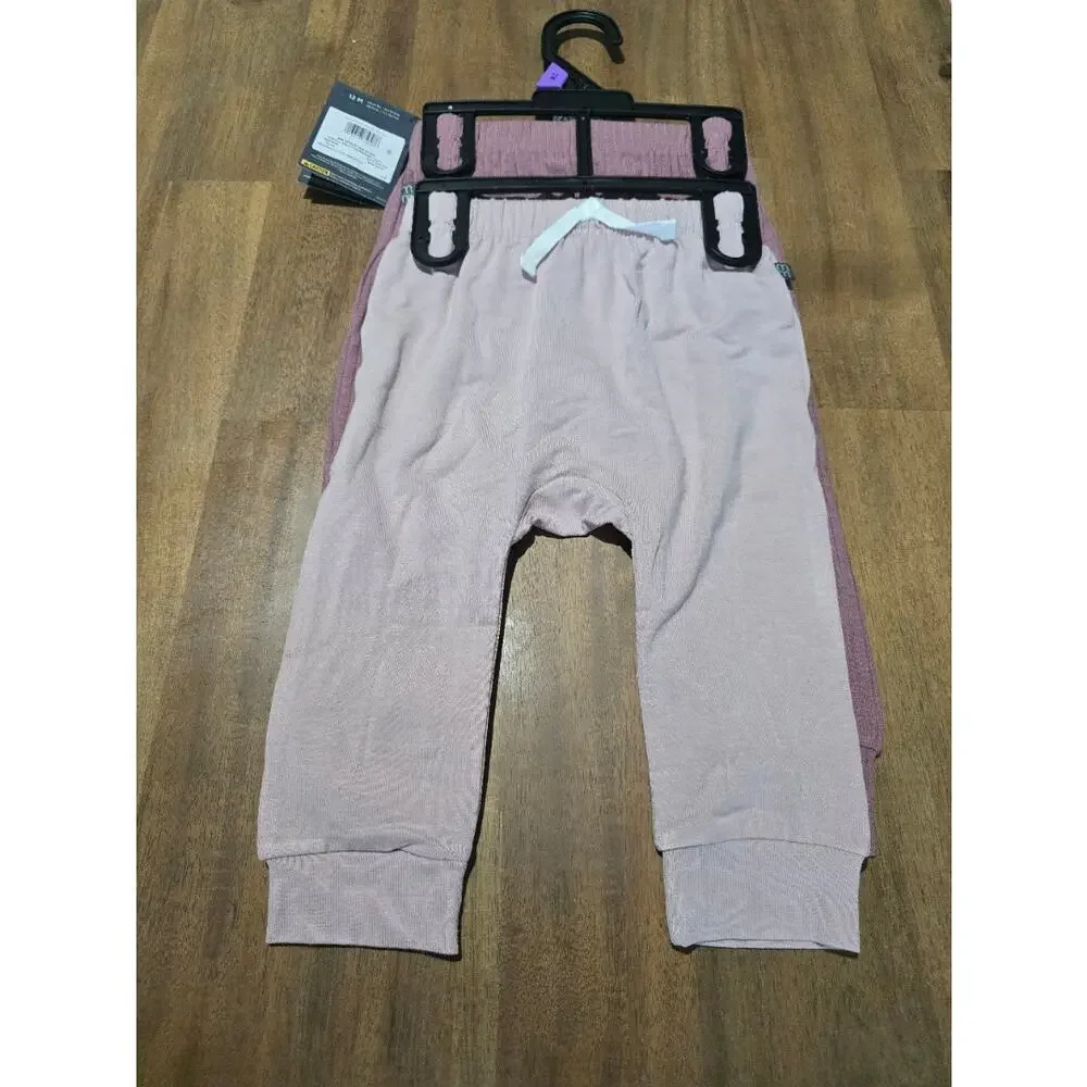 NWT Modern Moments by Gerber Baby Girls Pant Set of 2 12 Months